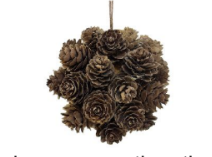 Natural Cone Ball - 4"