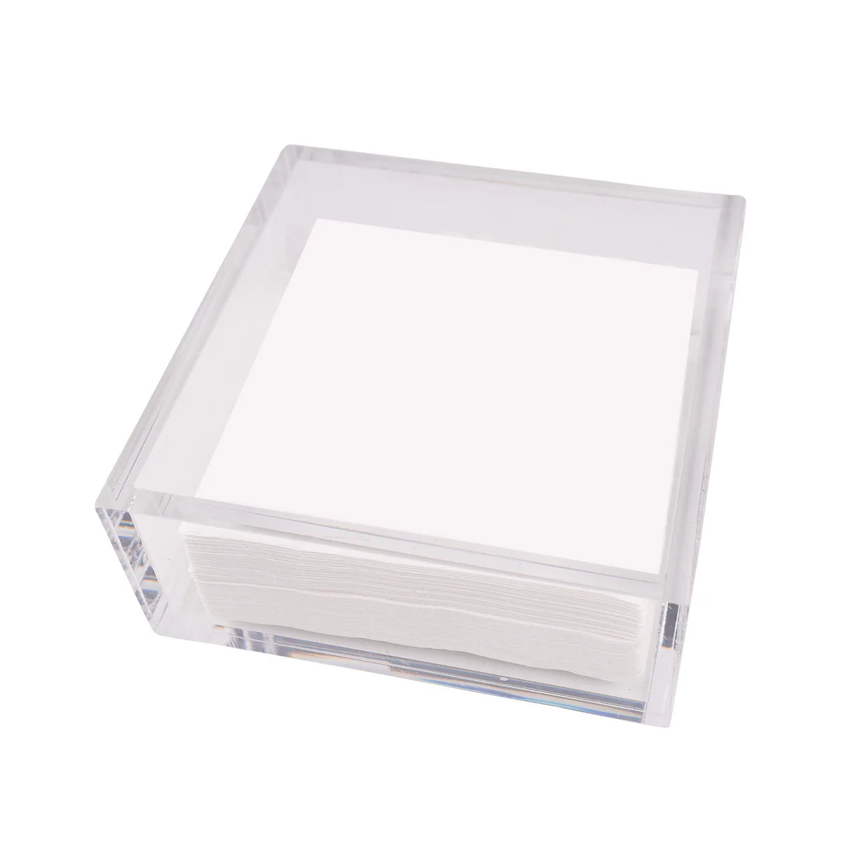 Acrylic Napkin Holder w/Napkin Weight - Collegiate Edition
