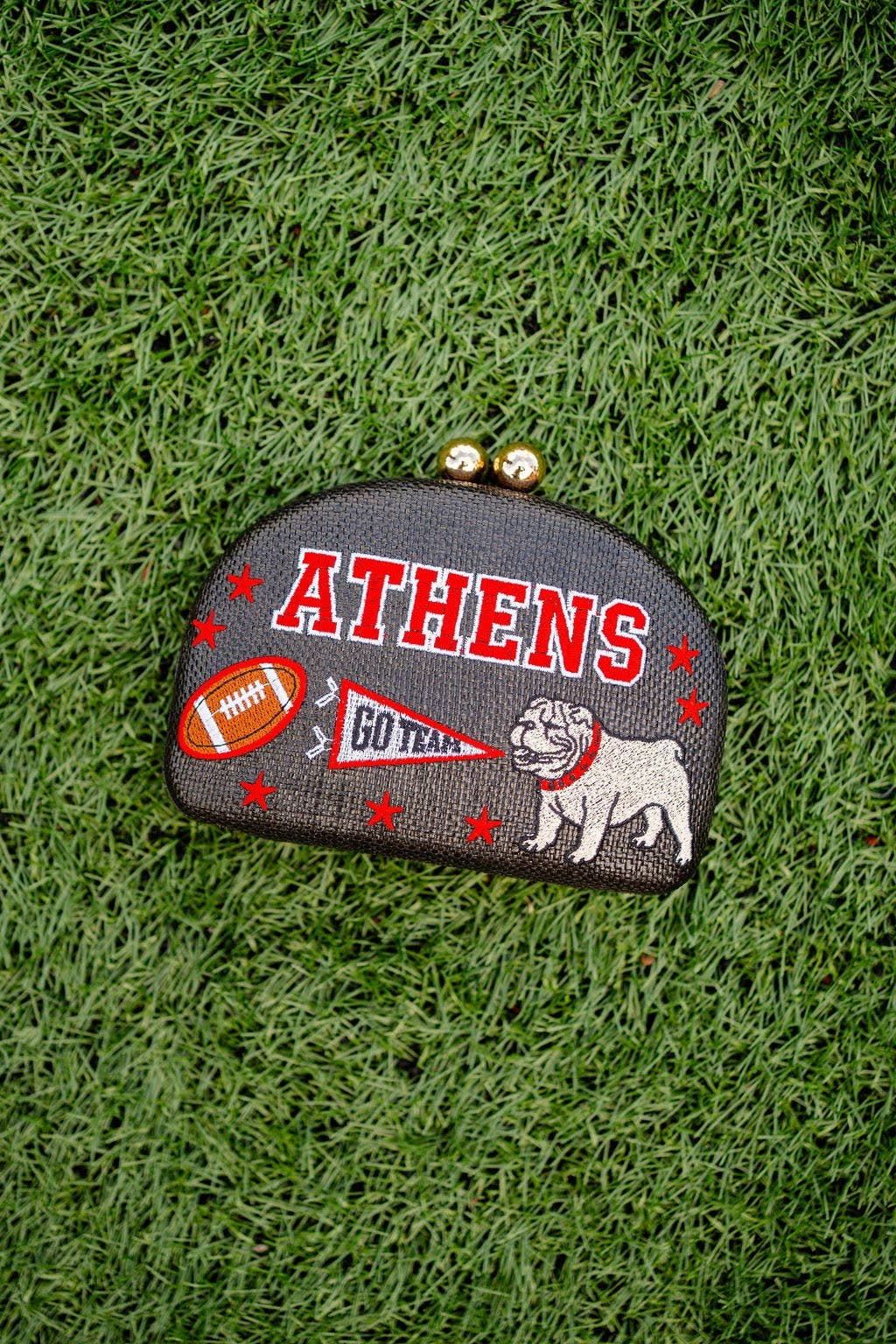Embroidered Clutch - Athens