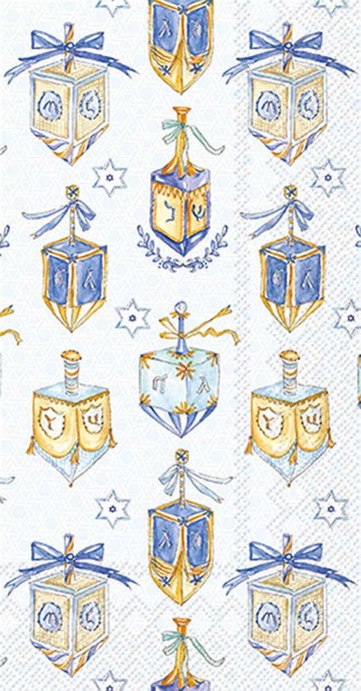 Dreidels Napkins - Guest Towels