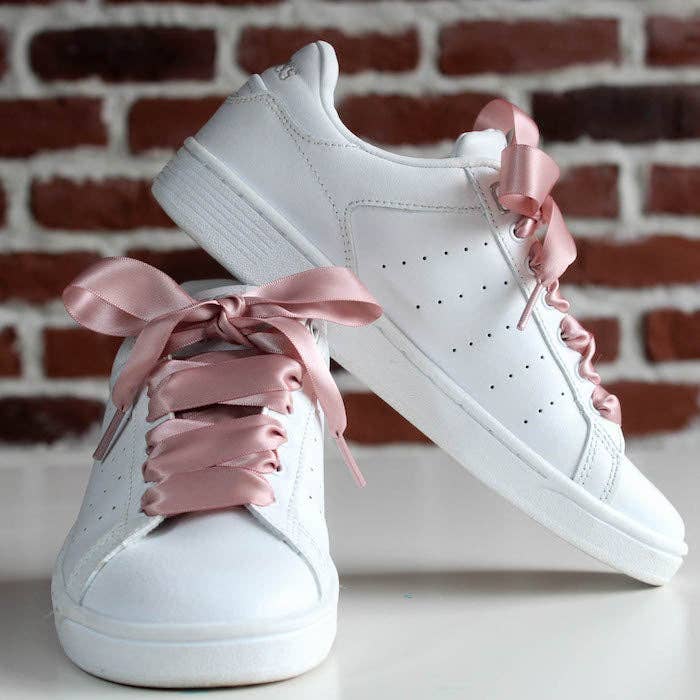 Pink Satin Laces