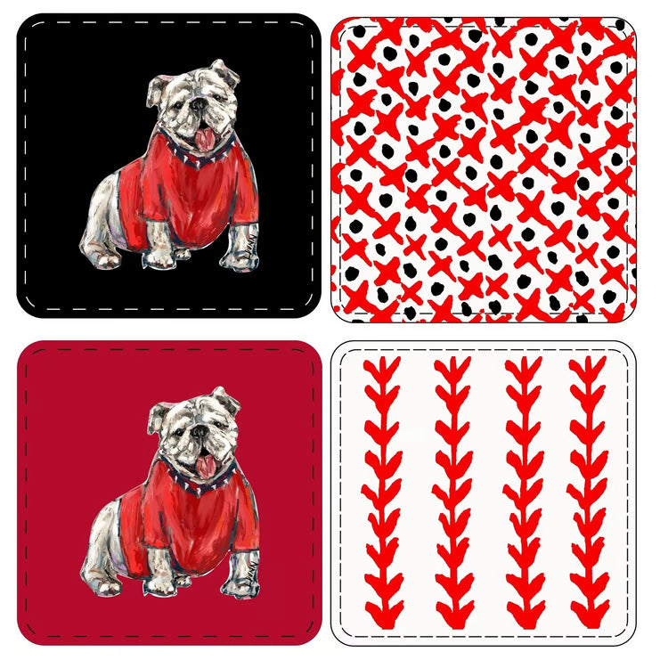Game Day Coasters - Set/4