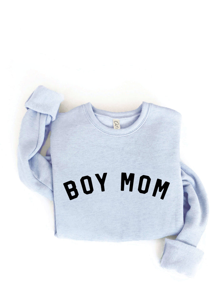 BOY MOM Graphic Sweatshirt