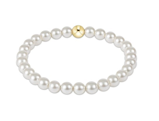 classic pearl bead bracelet