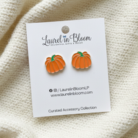 Pumpkin Perfect! Stud Earrings