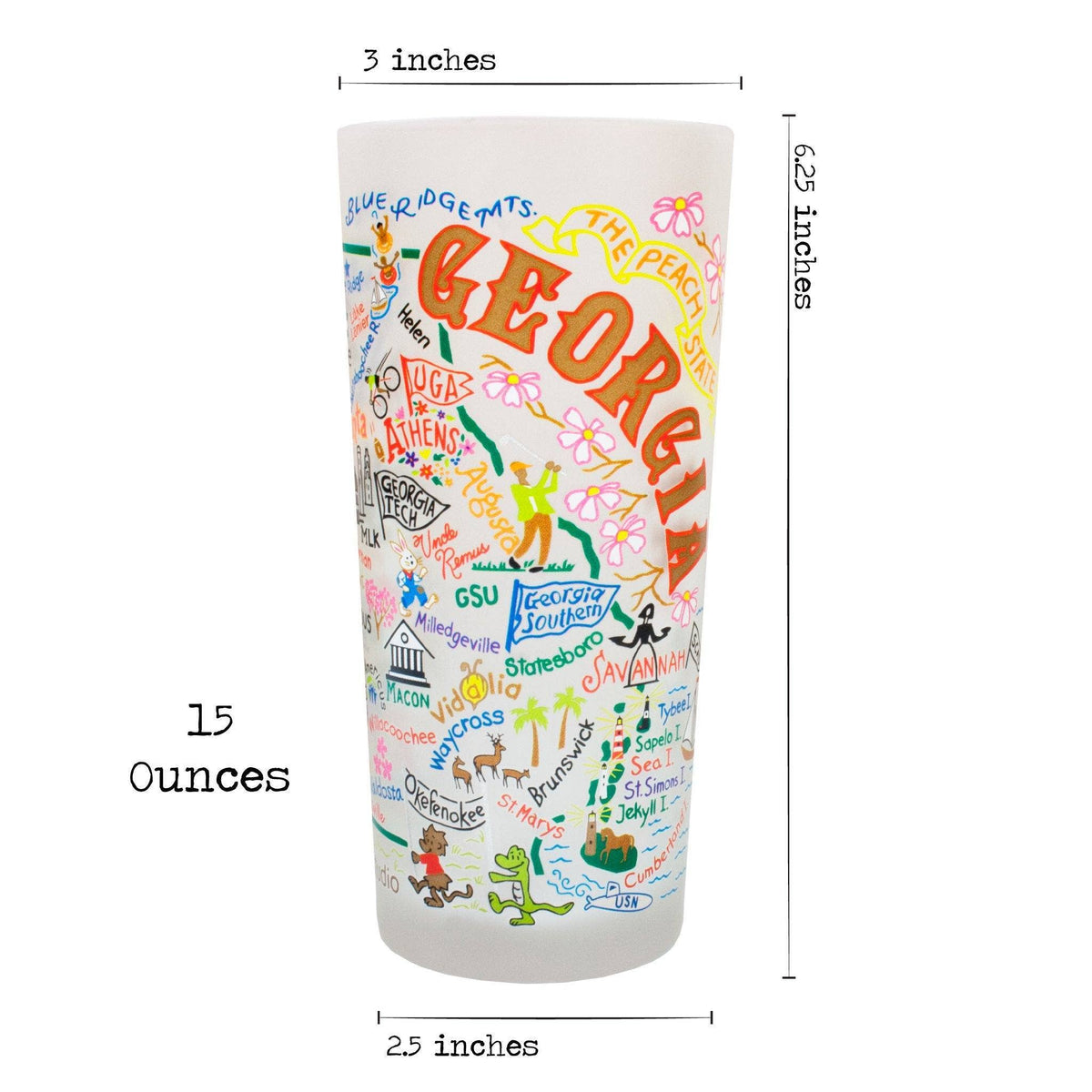 Georgia Drinking Glass