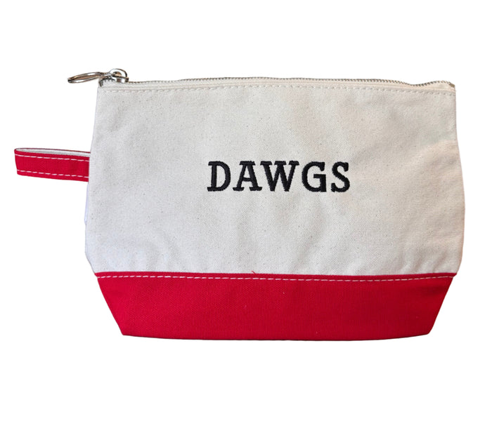 Canvas Makeup Bag - DAWGS