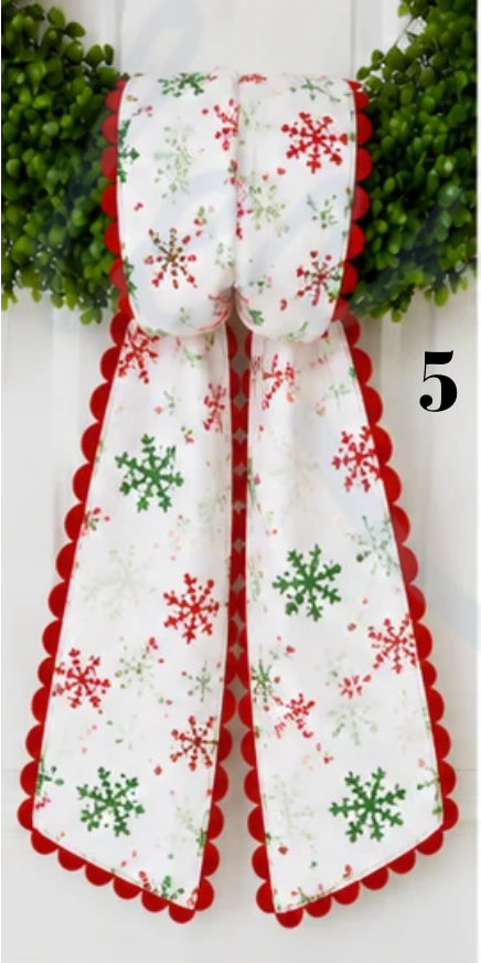 Merry & Bright Wreath Sash