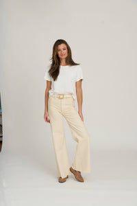 Cesoli - Blush & Magnolia Reversible Leather Belt | 3cm