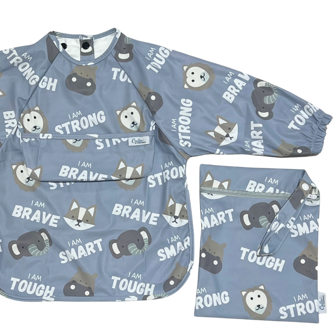 The Grayson Long Sleeve Bib - Affirmations