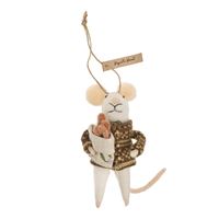Wool Whimsy Mouse Ornaments