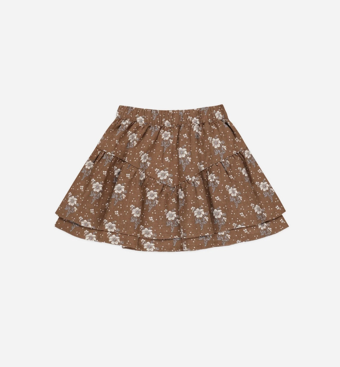 Tiered Mini Skirt | Autumn Rose