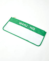 Green Stitched Mahjong Bag