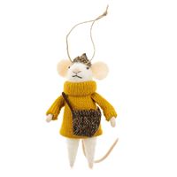 Wool Whimsy Mouse Ornaments