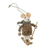Wool Whimsy Mouse Ornaments