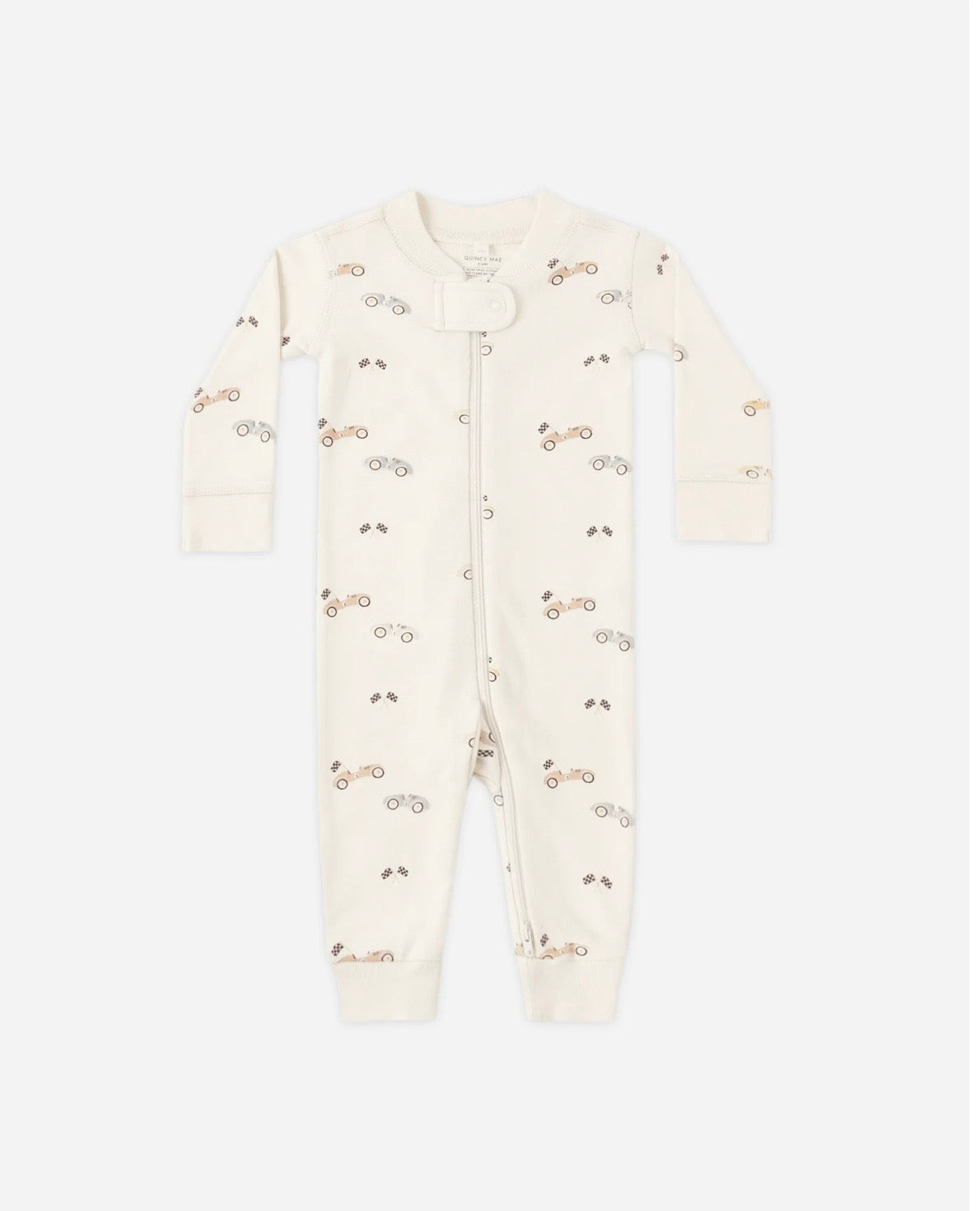 Zip Long Sleeve Sleeper || Race Car