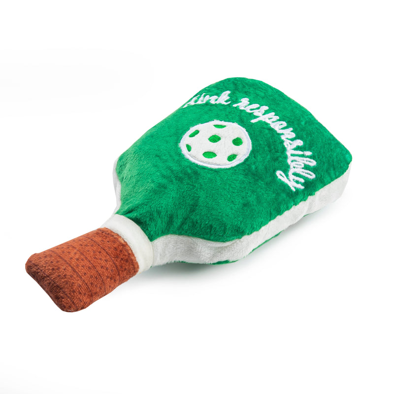 Green Stripe Pickleball Paddle Dog Toy