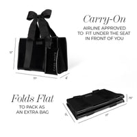 Case-Mate Midnight Black Bow Jelly Tote Bag