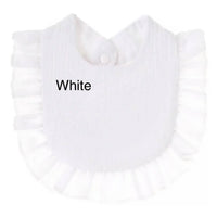 Muslin Ruffle Toddler Bib