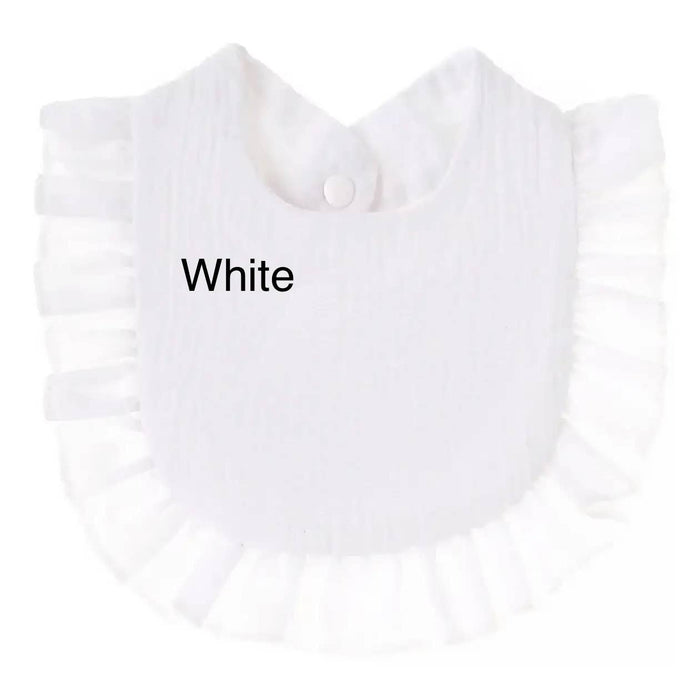 Muslin Ruffle Toddler Bib