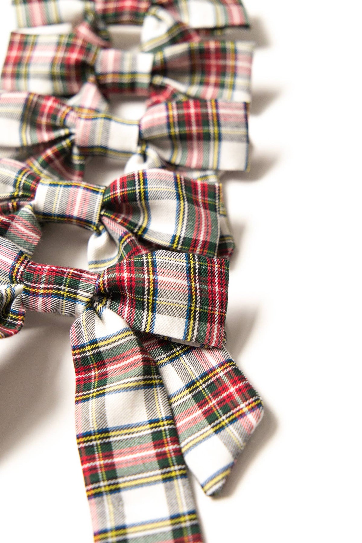 Tartan Christmas Plaid Hair Bow Barrette | Emily Bow