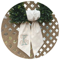 Linen Wreath Sashes