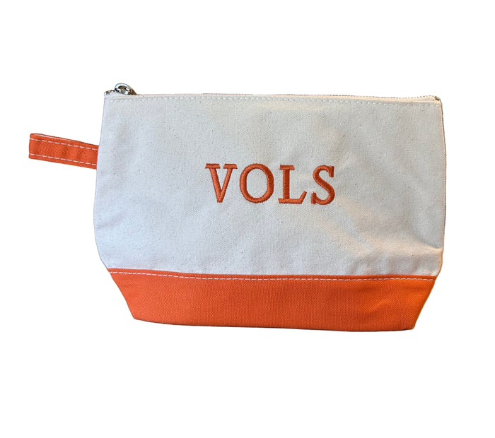 Canvas Makeup Bag - VOLS