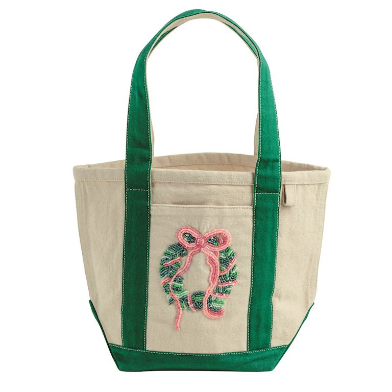 Holiday Beaded Mini-Tote