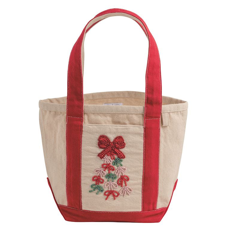 Holiday Beaded Mini-Tote