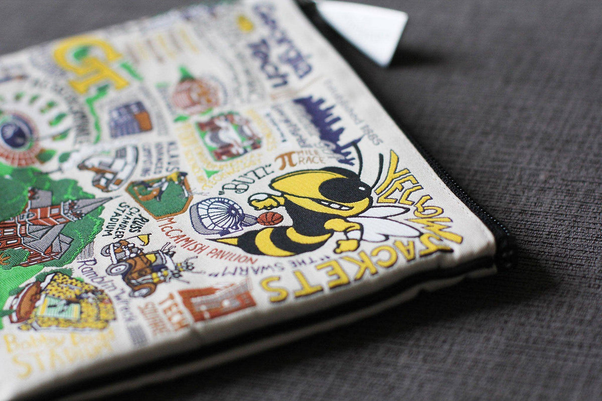 Georgia Tech Collegiate Zip Pouch