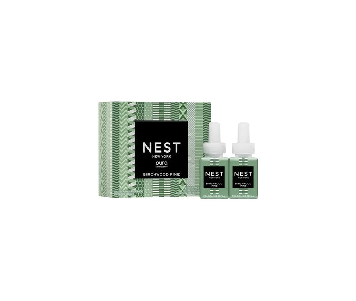 NEST x Pura - Birchwood Pine Refill Duo