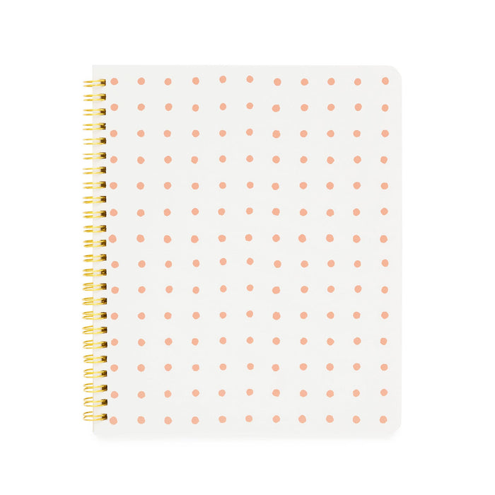 Spiral Notebook, Rose Dot