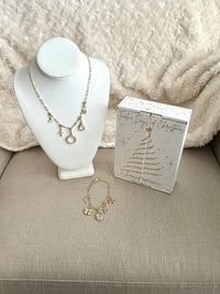 12 Days of Christmas Charm Necklace Countdown Box