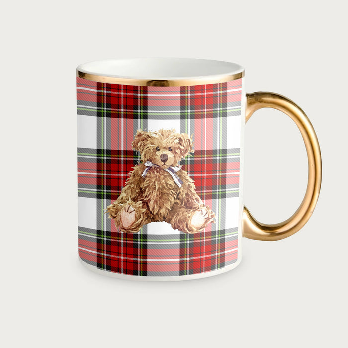 Tartan Bear Coffee Mug