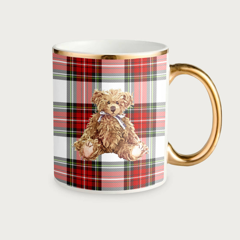 Tartan Bear Coffee Mug