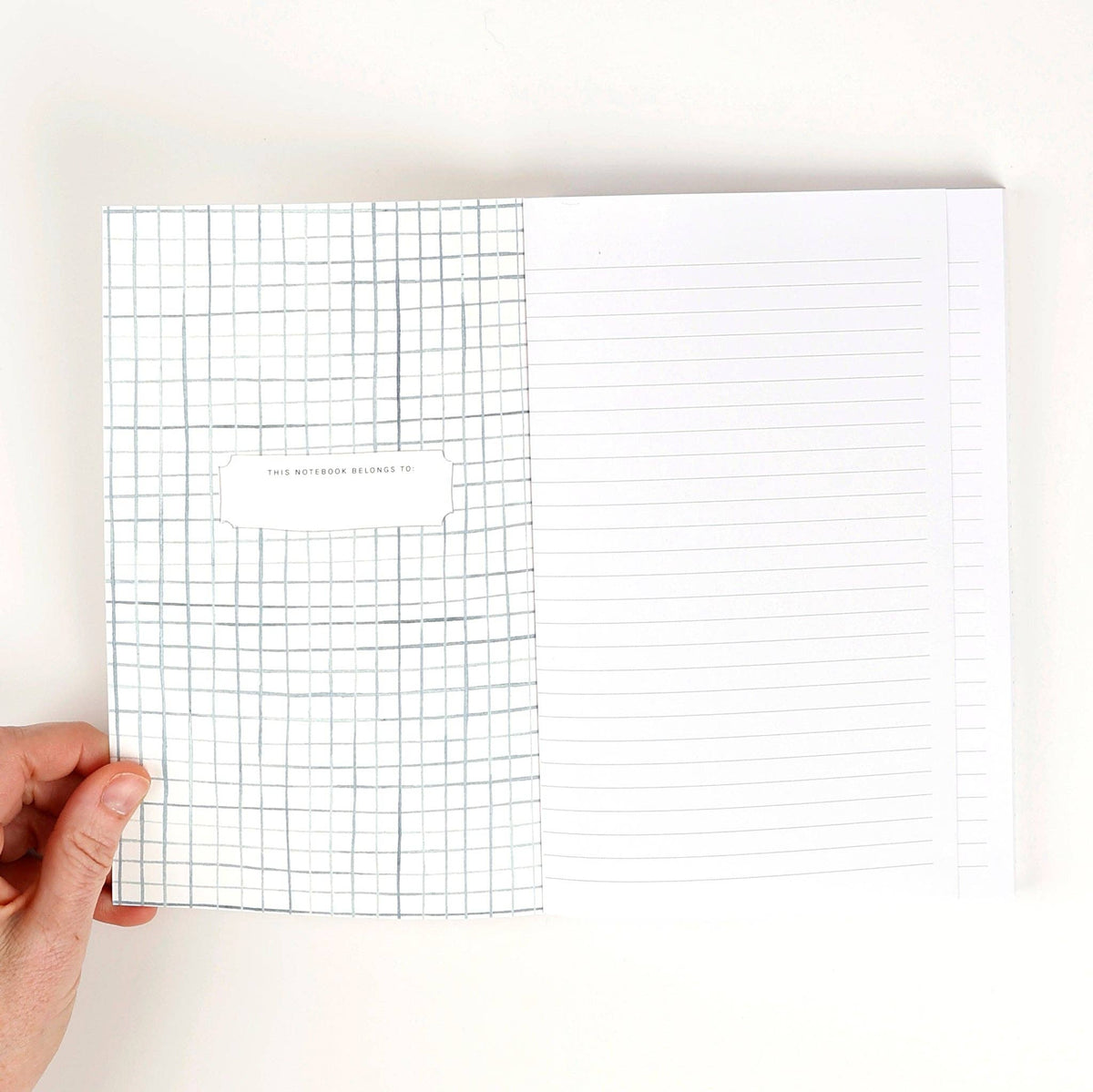 Softtouch Cover Notebook with Original Watercolor Artwork
