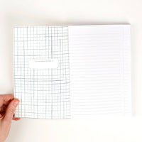 Softtouch Cover Notebook with Original Watercolor Artwork