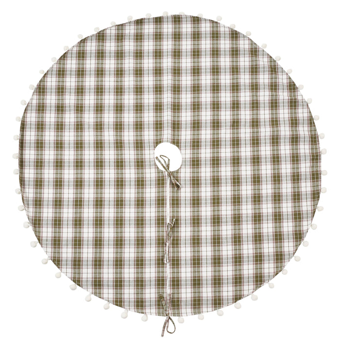 Plaid Pom Pom Tree Skirt