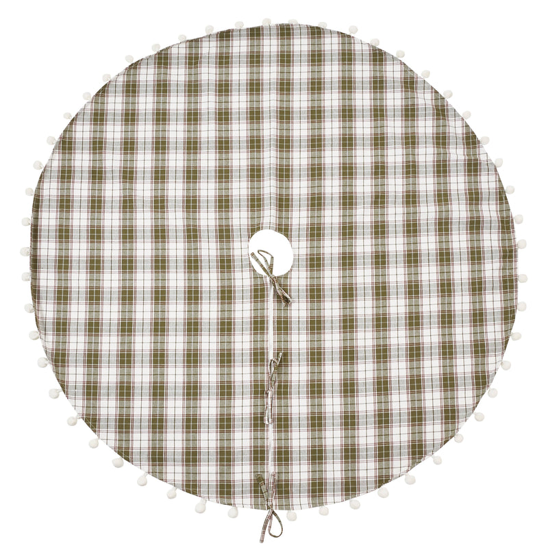 Plaid Pom Pom Tree Skirt