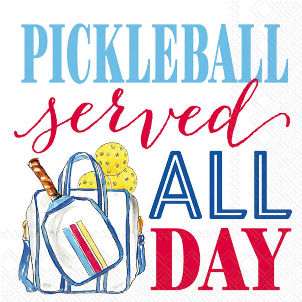 Paper Cocktail Napkins - Pickleball