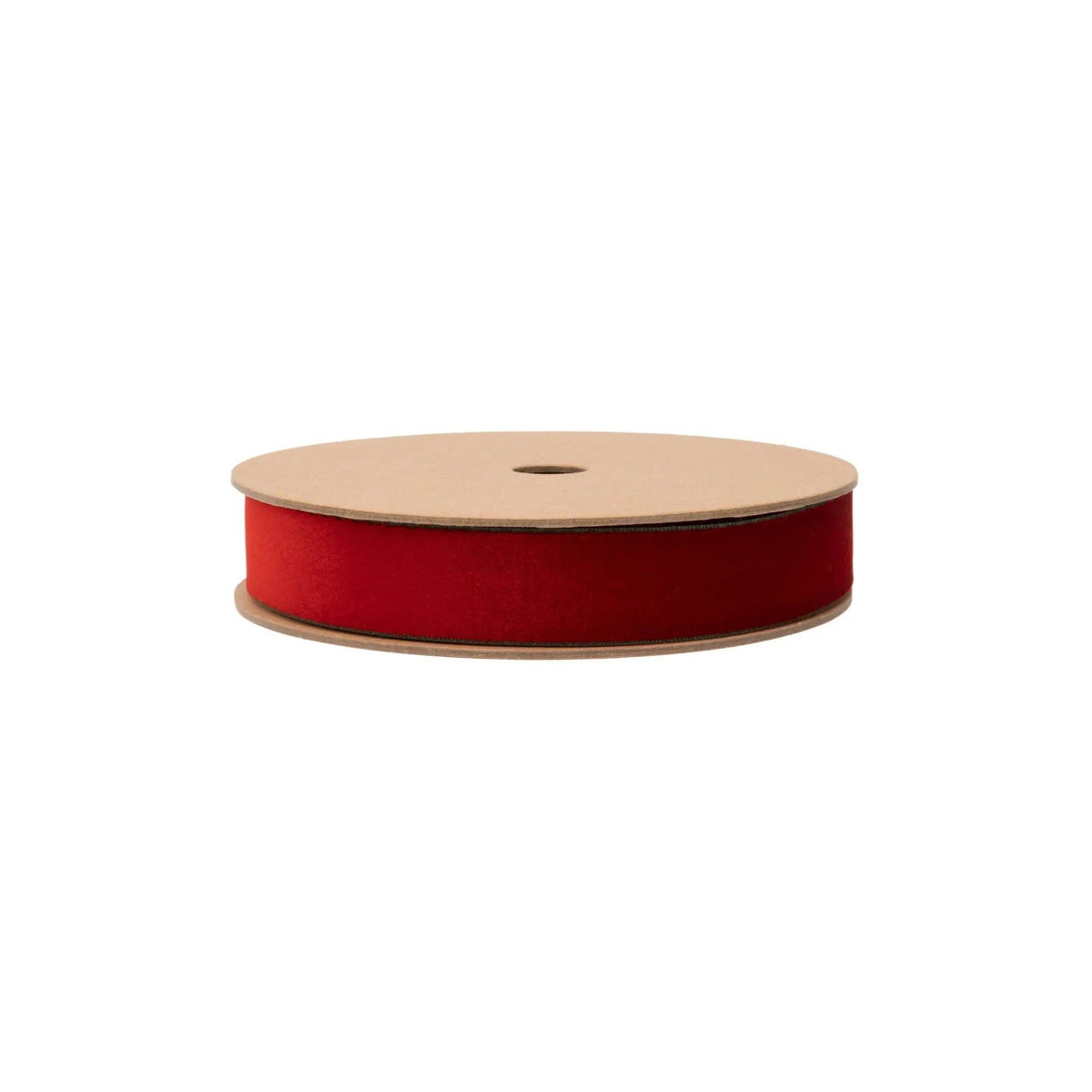 1" Reversible Velvet Ribbon | Red/Green | 10 Yds