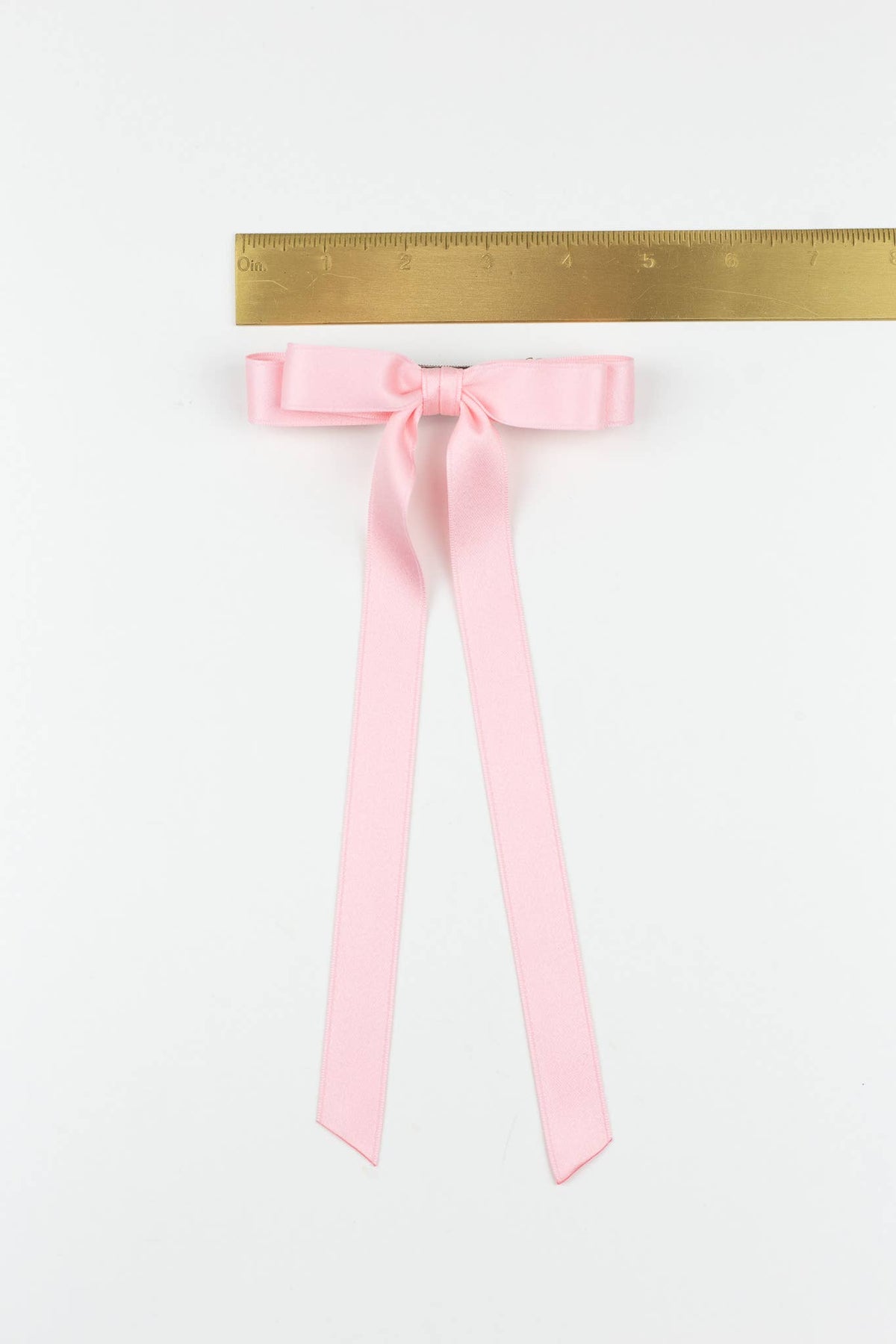 Grace & Grandeur Micro Alice Satin Bow Barrette