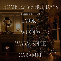 "Home for the Holidays" 15 oz Soy Candle, Matte Jar