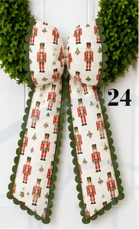 Merry & Bright Wreath Sash