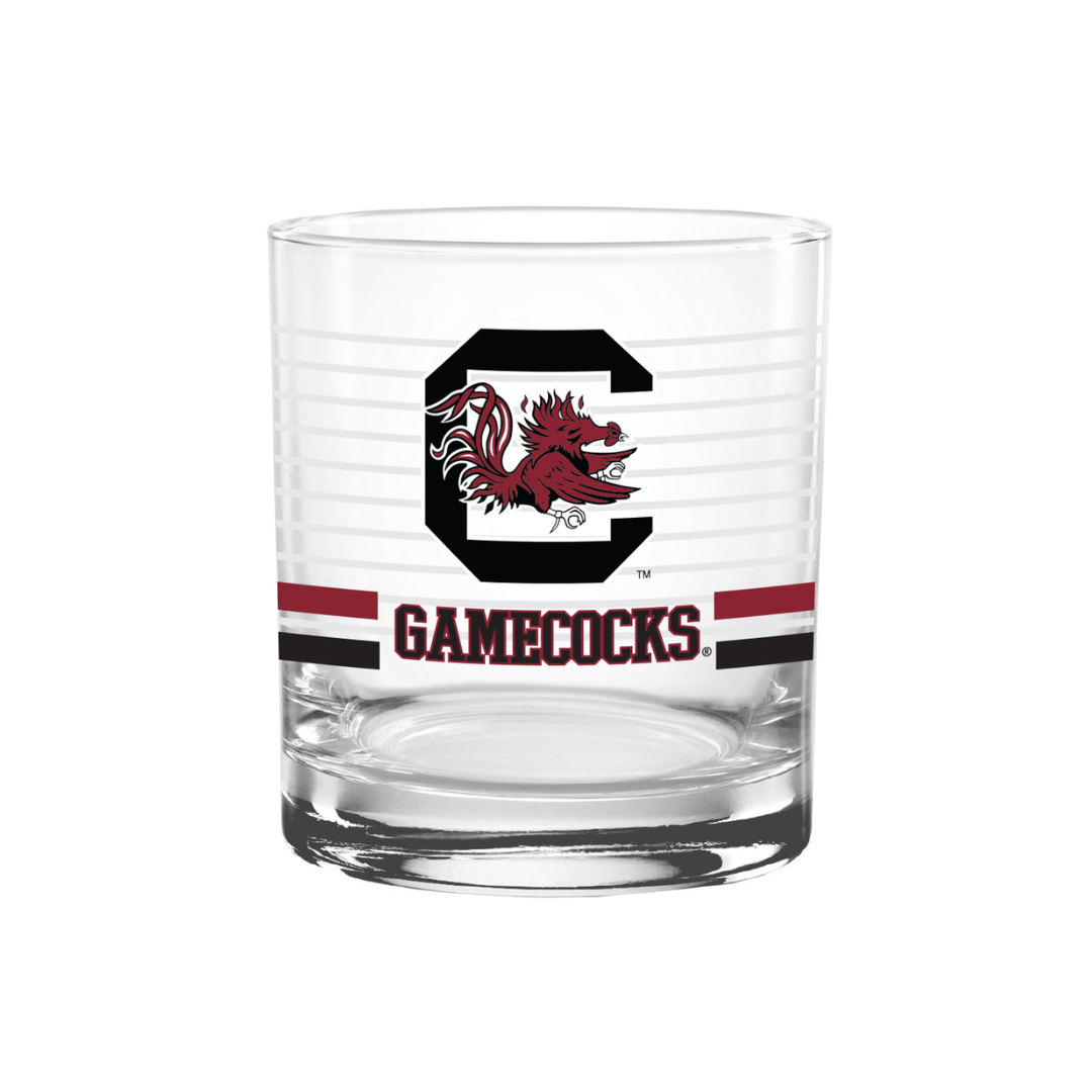 South Carolina Gamecocks Rocks Glass