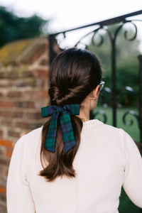 Tartan Christmas Plaid Hair Bow Barrette | Emily Bow