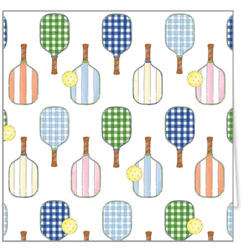 Preppy Pickleball Enclosure Cards + Envelopes