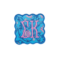 Sorority Block Print Acrylic Coasters - Sets of 2