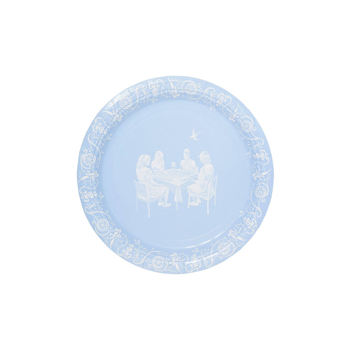Mahjong Inspired Mini Paper Plates - 50 pack