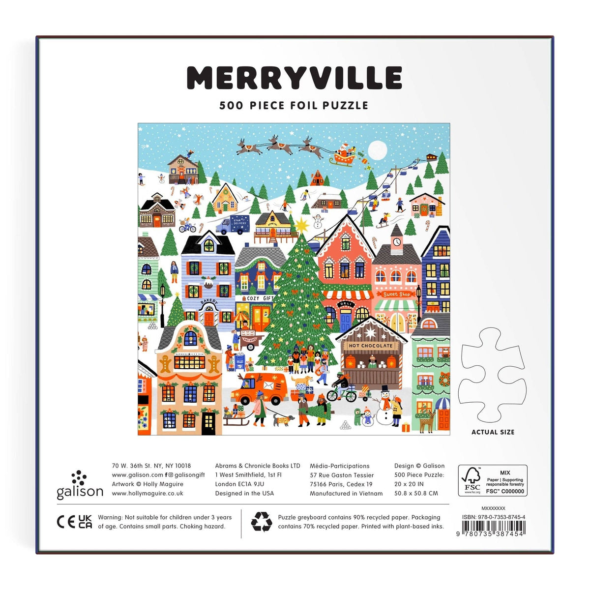 Merryville 500 Piece Foil Puzzle
